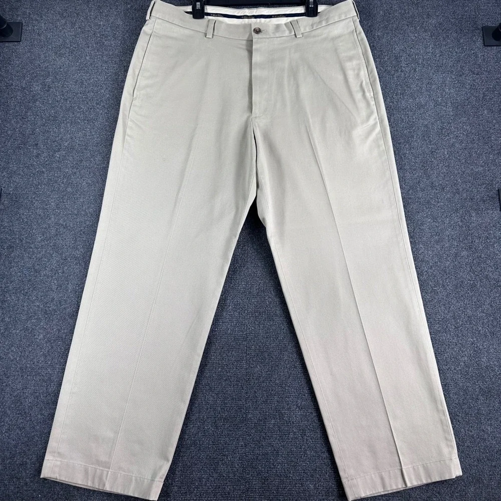 Brooks Brothers Pants Mens 38x30 W38 L30 Khaki Hudson Advantage Chino Dress